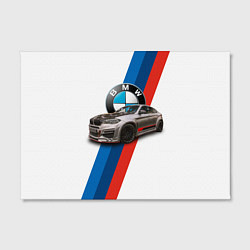 Холст прямоугольный Немецкий кроссовер BMW X6 M, цвет: 3D-принт — фото 2