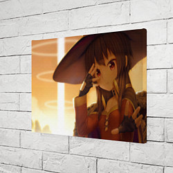Холст прямоугольный Konosuba Мэгумин cute, цвет: 3D-принт — фото 2
