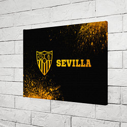 Холст прямоугольный Sevilla - gold gradient по-горизонтали, цвет: 3D-принт — фото 2