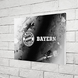 Холст прямоугольный Bayern sport на темном фоне по-горизонтали, цвет: 3D-принт — фото 2