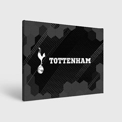 Картина прямоугольная Tottenham sport на темном фоне по-горизонтали