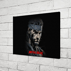 Холст прямоугольный Metal gear Venom Snake, цвет: 3D-принт — фото 2