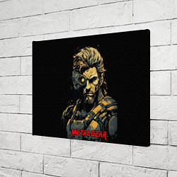 Холст прямоугольный Веном Снейк Metal gear game, цвет: 3D-принт — фото 2