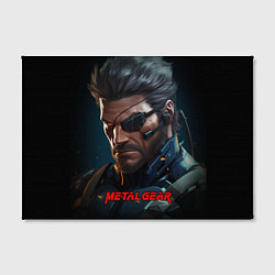 Холст прямоугольный Веном Снейк из игры Metal gear, цвет: 3D-принт — фото 2