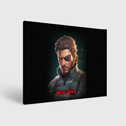 Холст прямоугольный Веном Снейк из игры Metal gear, цвет: 3D-принт