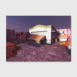 Холст прямоугольный Counter Strike 1 6 de nuke, цвет: 3D-принт — фото 2