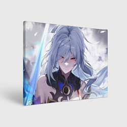 Картина прямоугольная Honkai Star Rail Jingliu white