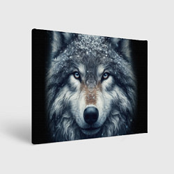Картина прямоугольная Морда волка - взгляд