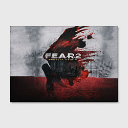 Холст прямоугольный Игра Fear город и кровь, цвет: 3D-принт — фото 2