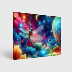 Картина прямоугольная Space dragonfly - ai art fantasy
