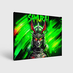 Холст прямоугольный Samurai green, цвет: 3D-принт