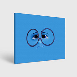 Картина прямоугольная Печаль эмоция - лицо крупное