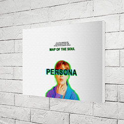 Холст прямоугольный BTS Jimin Persona - кто я иероглифами, цвет: 3D-принт — фото 2