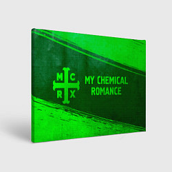 Картина прямоугольная My Chemical Romance - green gradient по-горизонтал