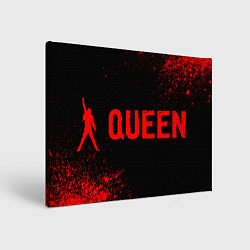 Картина прямоугольная Queen - red gradient по-горизонтали