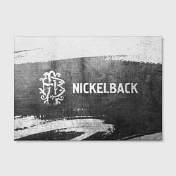 Холст прямоугольный Nickelback - grey gradient по-горизонтали, цвет: 3D-принт — фото 2