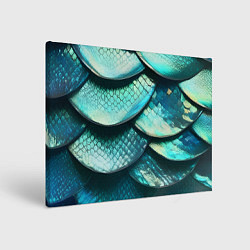 Картина прямоугольная Чешуя крупной рыбы