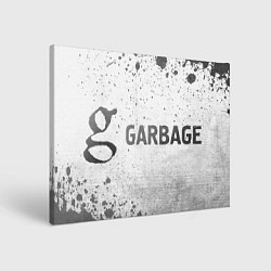 Холст прямоугольный Garbage - white gradient по-горизонтали, цвет: 3D-принт