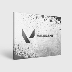 Холст прямоугольный Valorant - white gradient по-горизонтали, цвет: 3D-принт