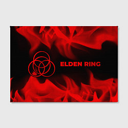 Холст прямоугольный Elden Ring - red gradient по-горизонтали, цвет: 3D-принт — фото 2