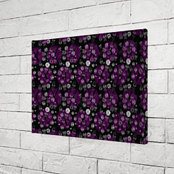 Холст прямоугольный Exo в фиолетовом, цвет: 3D-принт — фото 2