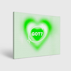 Картина прямоугольная Got7 сердце