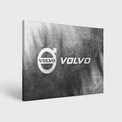 Холст прямоугольный Volvo - grey gradient по-горизонтали, цвет: 3D-принт