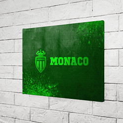 Холст прямоугольный Monaco - green gradient по-горизонтали, цвет: 3D-принт — фото 2