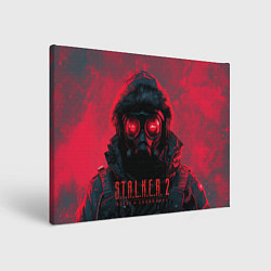 Картина прямоугольная Stalker 2 в противогазе