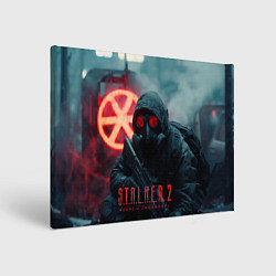 Холст прямоугольный Stalker 2 зараженная зона, цвет: 3D-принт