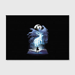 Холст прямоугольный Harry Potter patronus and dementors, цвет: 3D-принт — фото 2