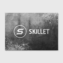 Холст прямоугольный Skillet - grey gradient по-горизонтали, цвет: 3D-принт — фото 2