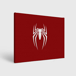 Холст прямоугольный SpiderMan - logo, цвет: 3D-принт