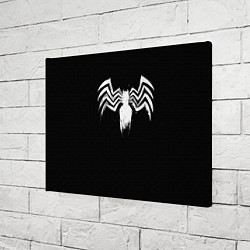 Холст прямоугольный Venom - logo, цвет: 3D-принт — фото 2