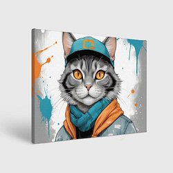 Картина прямоугольная Городской кот