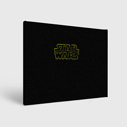 Холст прямоугольный Logo - Star Wars, цвет: 3D-принт