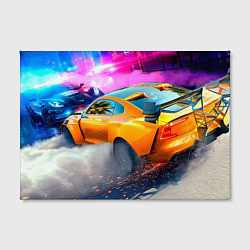 Холст прямоугольный NFS - cars, цвет: 3D-принт — фото 2