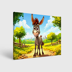 Картина прямоугольная Ослик