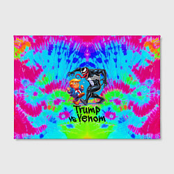 Холст прямоугольный Дональд Трамп против Венома, цвет: 3D-принт — фото 2