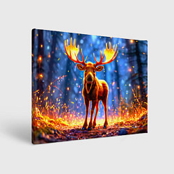 Картина прямоугольная Лосенок в лесу