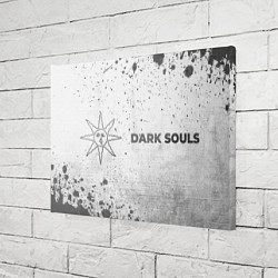 Холст прямоугольный Dark Souls - white gradient по-горизонтали, цвет: 3D-принт — фото 2