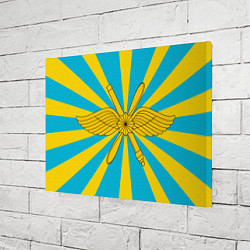 Холст прямоугольный Воздушно-космические силы, цвет: 3D-принт — фото 2