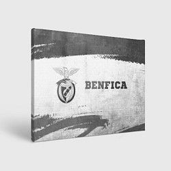 Холст прямоугольный Benfica - white gradient по-горизонтали, цвет: 3D-принт