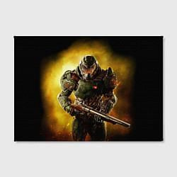 Холст прямоугольный Doom guy slayer, цвет: 3D-принт — фото 2