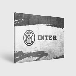 Холст прямоугольный Inter - white gradient по-горизонтали, цвет: 3D-принт