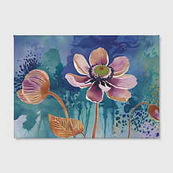 Холст прямоугольный Красочный цветок, цвет: 3D-принт — фото 2
