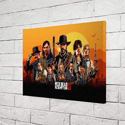 Холст прямоугольный Red Dead Redemption 2, цвет: 3D-принт — фото 2