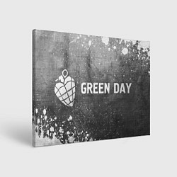 Картина прямоугольная Green Day - grey gradient по-горизонтали