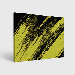 Картина прямоугольная The color is black and yellow