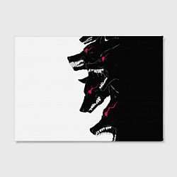 Холст прямоугольный Волки, цвет: 3D-принт — фото 2